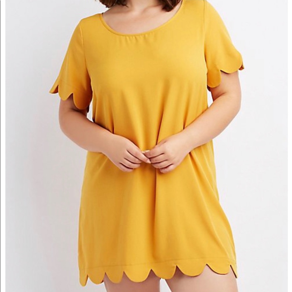 COPY - Black Scallop bottom dress